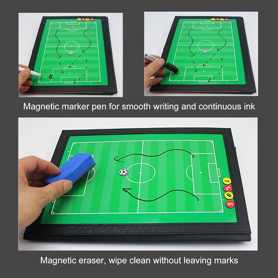 サッカー　作戦ボード 楽天市場】サッカー 作戦ボード A4バインダー 取外し マグネット